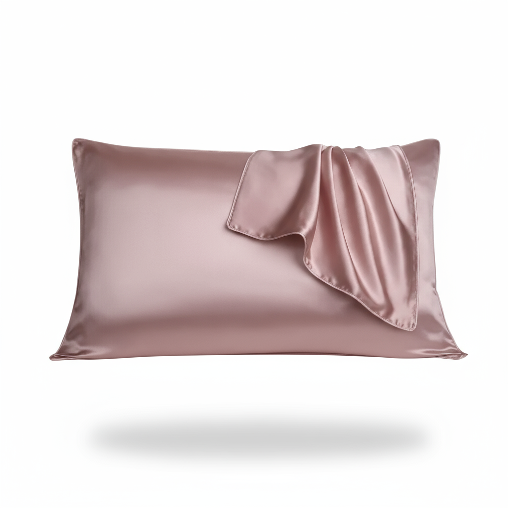 Dusty Rose Silk Pillowcase