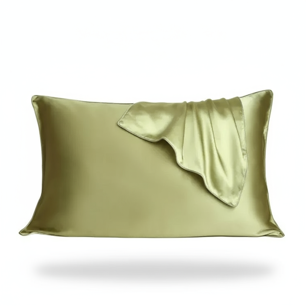 Golden Silk Pillowcase