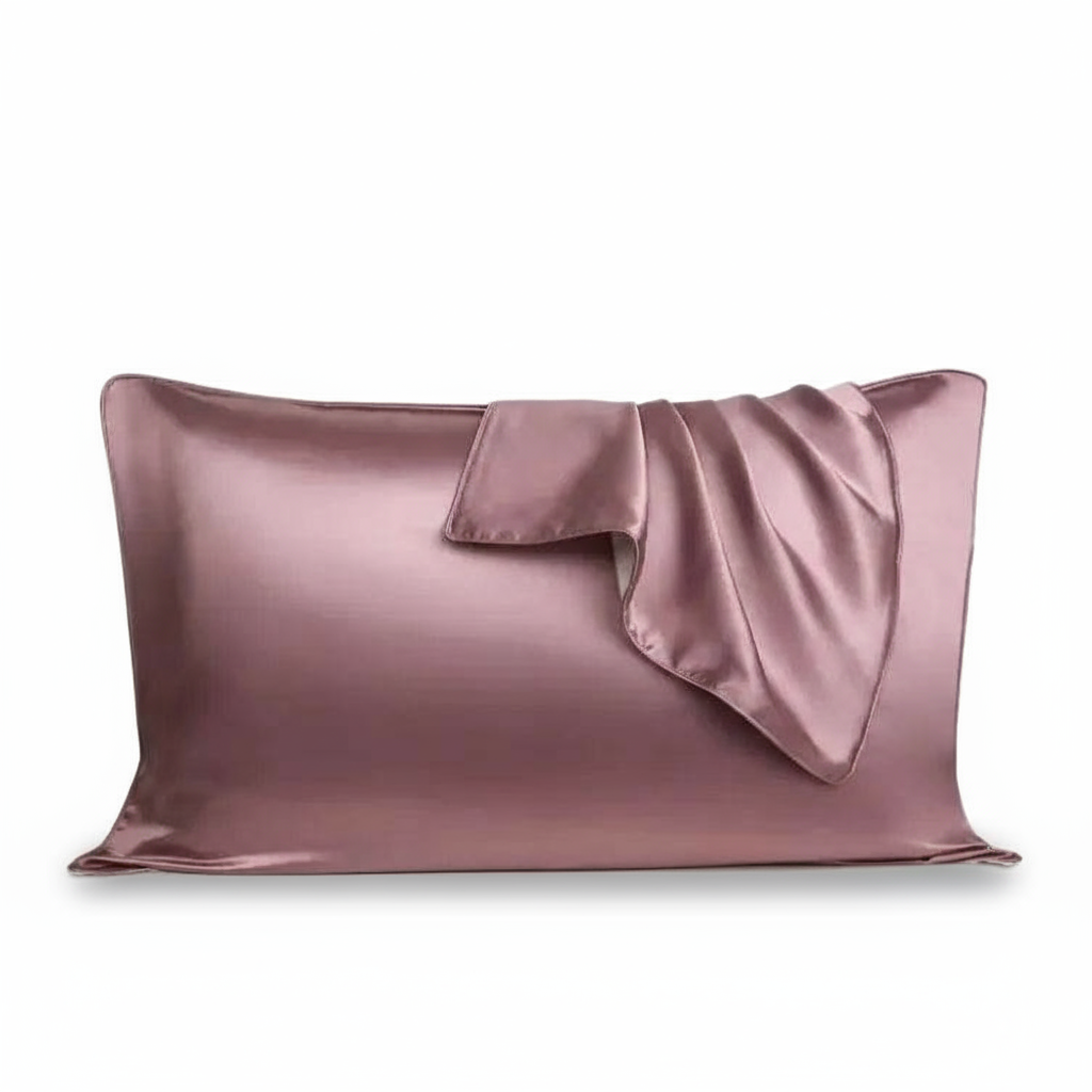 Mauve Silk Pillowcase