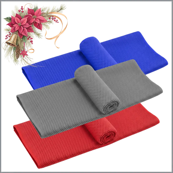 CoreVibeX™ Quick-Dry Cooling Sports Towel – Instant Chill Microfiber Towel for Gym, Fitness & Outdoor Activities