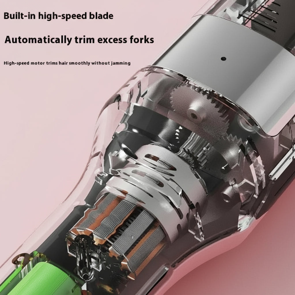 TresslockX™ Split-End Trimmer – Cordless Hair Repair Tool for Damaged Ends - ChicstyleX