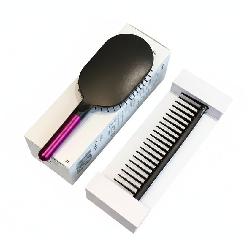 TressLockX™ Dyson-Style Air Cushion Massage Comb Set | Wide-Tooth Detangling & Scalp Massage Hair Brush for All Hair Types  Hair Tools ChicstyleX.