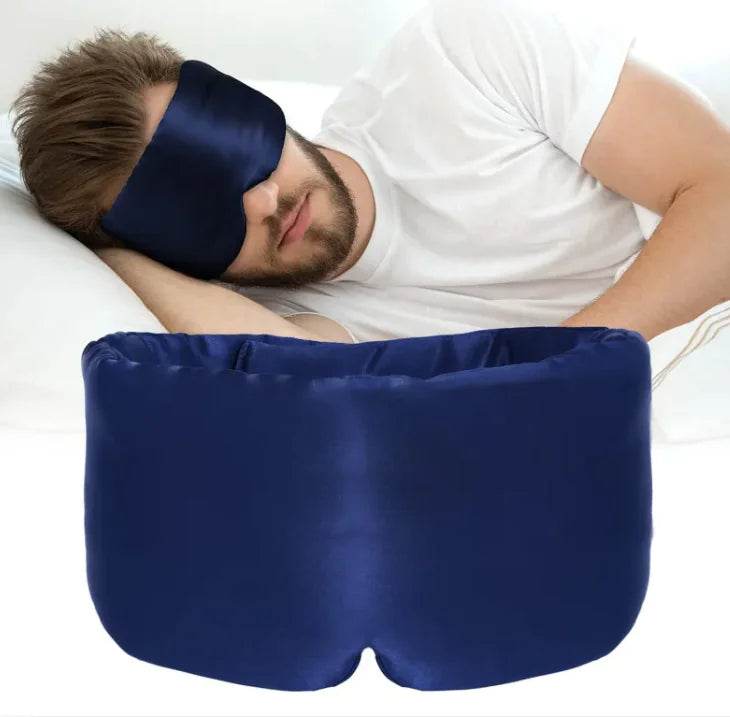 Silk Feel Cooling Eye Mask – Soft Sleep Mask for Travel & Home - ChicstyleX