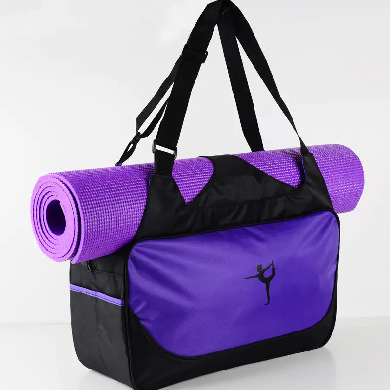 CoreVibeX™  ZenCarry Premium Yoga & Sports Travel Bag – Large-Capacity Mat Carrier for Active Lifestyles - ChicstyleX