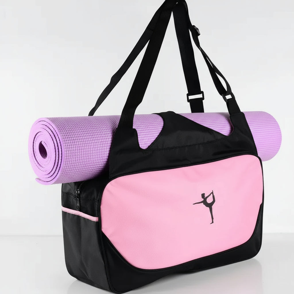 CoreVibeX™  ZenCarry Premium Yoga & Sports Travel Bag – Large-Capacity Mat Carrier for Active Lifestyles - ChicstyleX