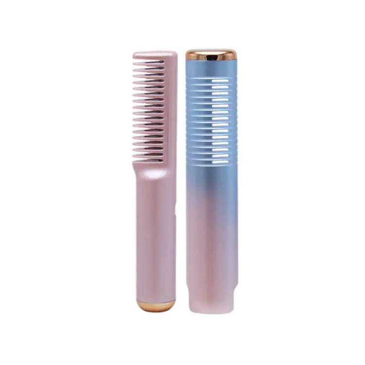 Wireless Hair Straightener & Curler – Portable 2-in-1 Styling Tool - ChicstyleX