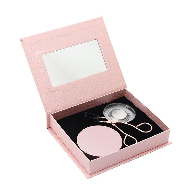 Magnetic Eyelashes Kit – No Glue, 3 Pairs Reusable Lashes with Curler & Gift Box - ChicstyleX