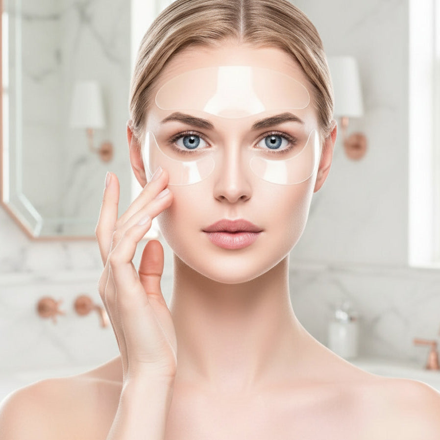 GlamLuxe™ Skinlift Silicone Beauty Patch Set: Reusable Firming Pads for Wrinkles, Neck & Chest - ChicstyleX