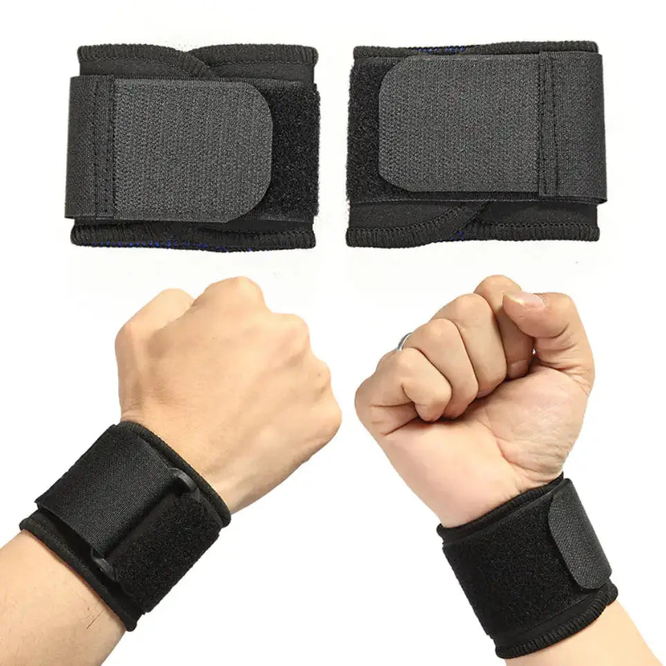 CoreVibeX™ Wrist Support Straps (2 Pack) – Adjustable Soft Wrist Guards for Fitness, Weightlifting, Yoga, Sports & Training - ChicstyleX