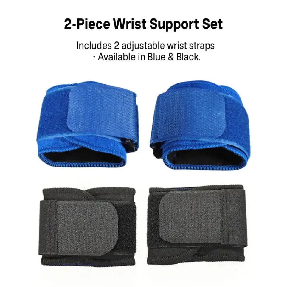 CoreVibeX™ Wrist Support Straps (2 Pack) – Adjustable Soft Wrist Guards for Fitness, Weightlifting, Yoga, Sports & Training - ChicstyleX
