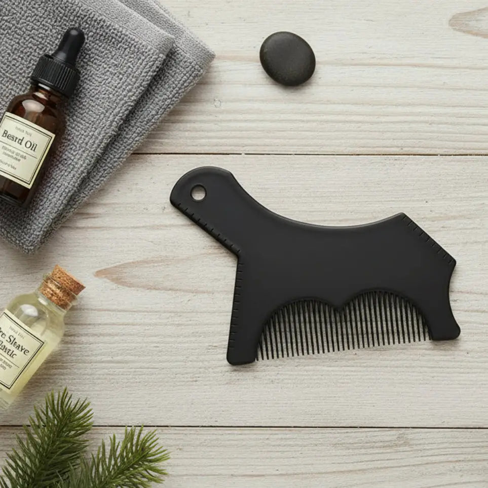 TressLockX™ Beard Shaping & Styling Tool with Built-in Comb – Precision Grooming for Men - ChicstyleX