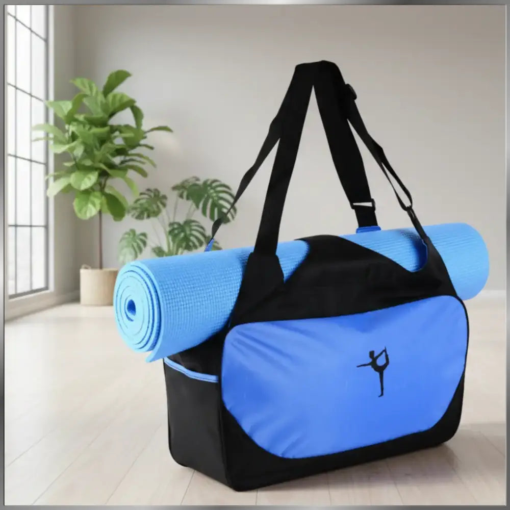 CoreVibeX™  ZenCarry Premium Yoga & Sports Travel Bag – Large-Capacity Mat Carrier for Active Lifestyles - ChicstyleX