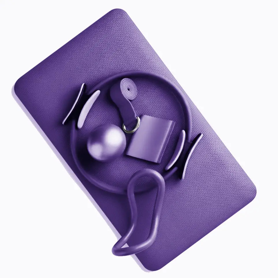 CoreVibeX™ Yoga & Pilates Balance Ring + PVC Mini Ball Set - ChicstyleX