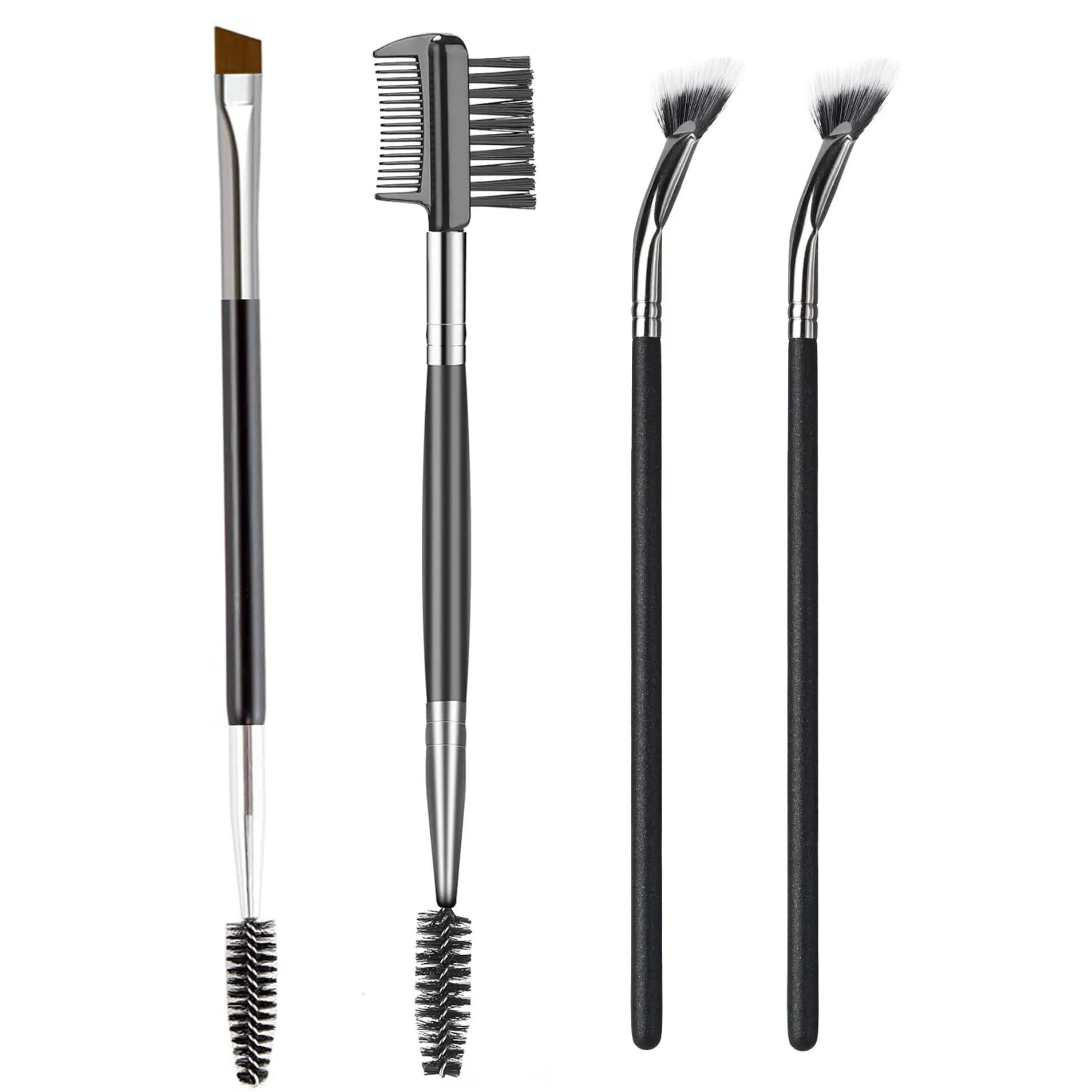 GlamLuxeX™ Professional Lash & Brow Makeup Tool Set with Eyelash Curler, Eyebrow Brushes & Precision Beauty Tools - ChicstyleX