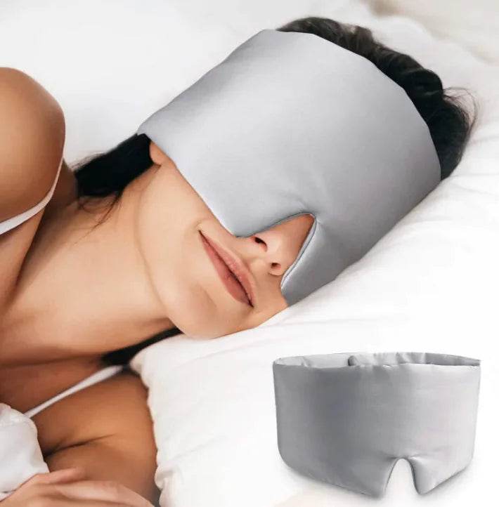 Silk Feel Cooling Eye Mask – Soft Sleep Mask for Travel & Home - ChicstyleX
