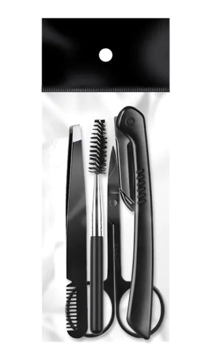GlamLuxeX™ Precision Brow & Beauty Grooming Set – 4/6/8/11-Piece Professional Eyebrow Trimming Kit - ChicstyleX