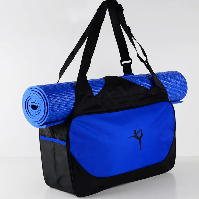 CoreVibeX™  ZenCarry Premium Yoga & Sports Travel Bag – Large-Capacity Mat Carrier for Active Lifestyles - ChicstyleX