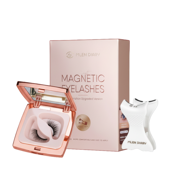 GlamLuxeX™ Magnetic Lash Kit – Reusable Soft Magnet Eyelashes with Applicator & Storage Case - ChicstyleX
