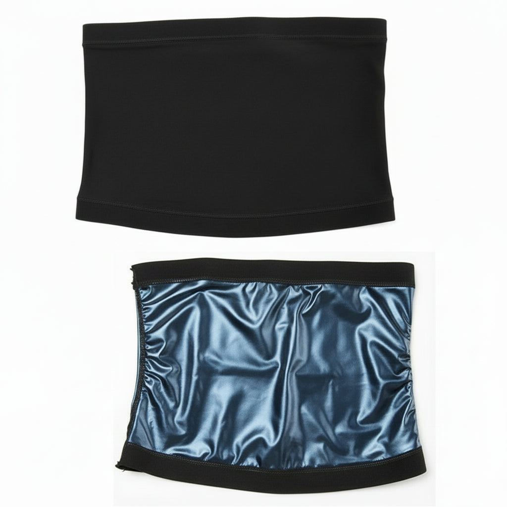 CoreVibeX™ Unisex Waist Trimmer Belt – Sweat-Enhancing Neoprene Slimming Wrap for Core Training & Workout Support - ChicstyleX