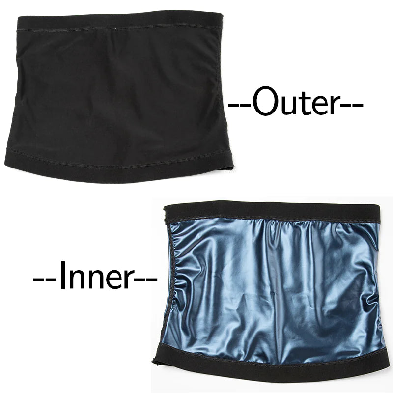 CoreVibeX™ Unisex Waist Trimmer Belt – Sweat-Enhancing Neoprene Slimming Wrap for Core Training & Workout Support - ChicstyleX