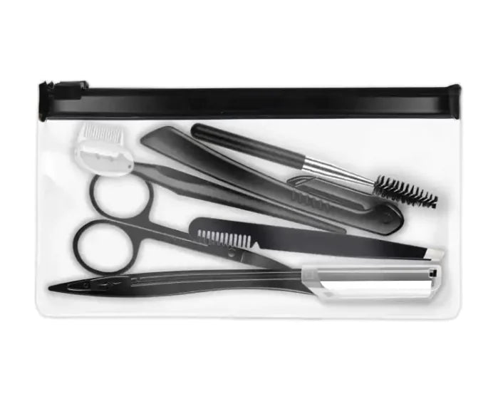 GlamLuxeX™ Precision Brow & Beauty Grooming Set – 4/6/8/11-Piece Professional Eyebrow Trimming Kit - ChicstyleX