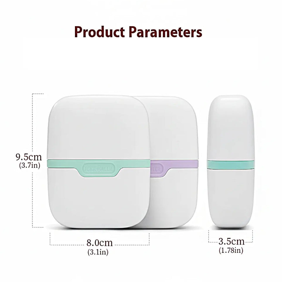 GlamLuxeX™ Facial Ice Roller: Ultimate Skin Revitalizing Massage Set - ChicstyleX