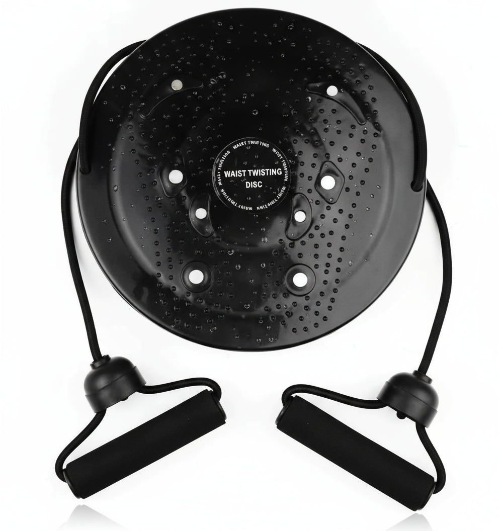 CoreVibeX™ CoreTwist Magnetic Waist Twisting Disc Board – Balance Trainer & Foot Massage Fitness Spinner - ChicstyleX