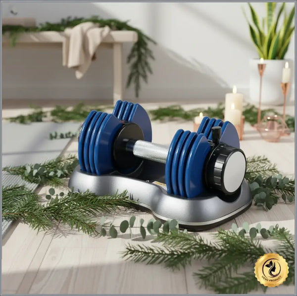 CoreVibeX™ Quick Adjustable Dumbbells (12KG / 6KG) — Compact Home Gym Fitness Weights