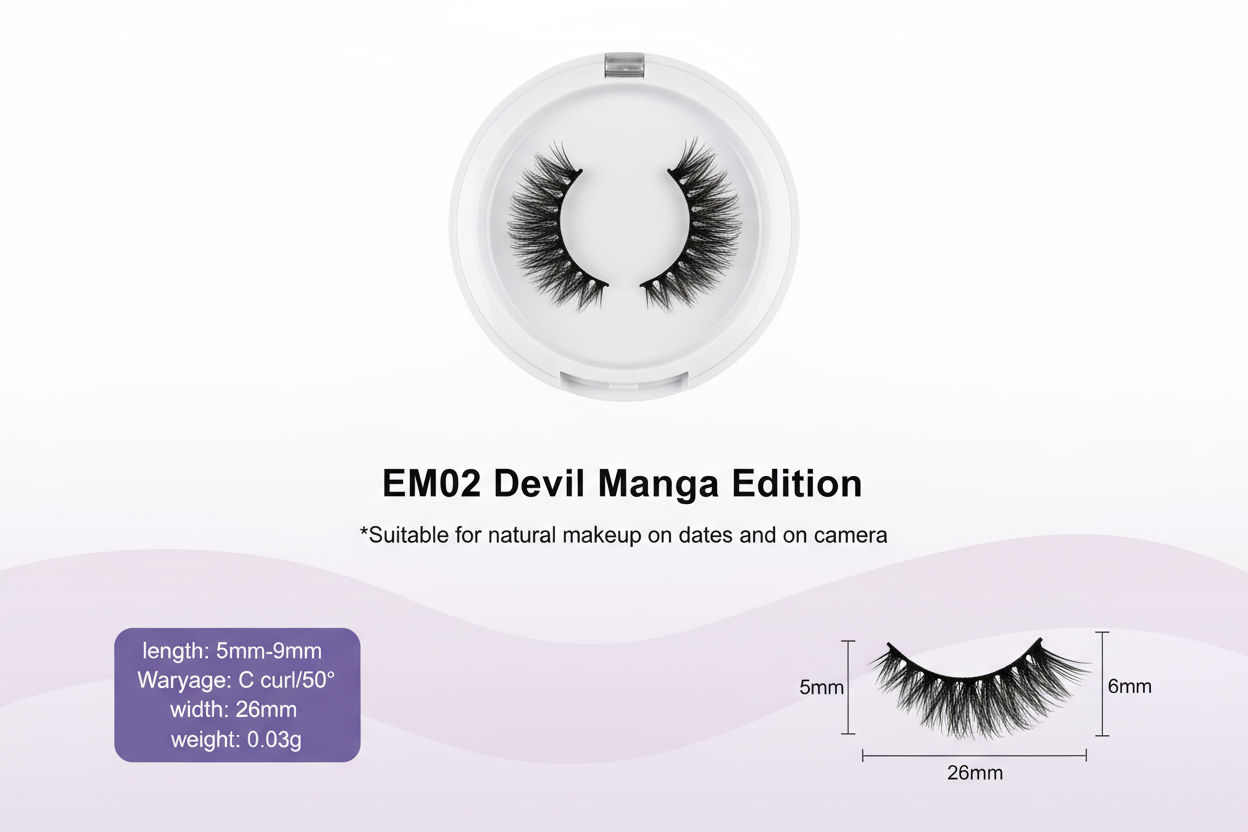GlamLuxeX™ Magnetic Eyelashes – Lightweight Imitation Mink Lashes for Effortless, Natural Glamour - ChicstyleX