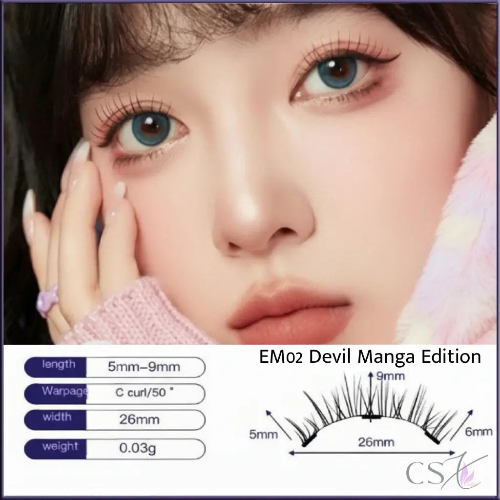 GlamLuxeX™ Magnetic Eyelashes – Lightweight Imitation Mink Lashes for Effortless, Natural Glamour - ChicstyleX