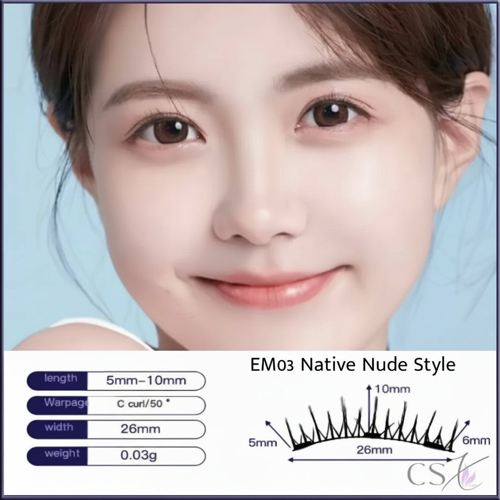 GlamLuxeX™ Magnetic Eyelashes – Lightweight Imitation Mink Lashes for Effortless, Natural Glamour - ChicstyleX