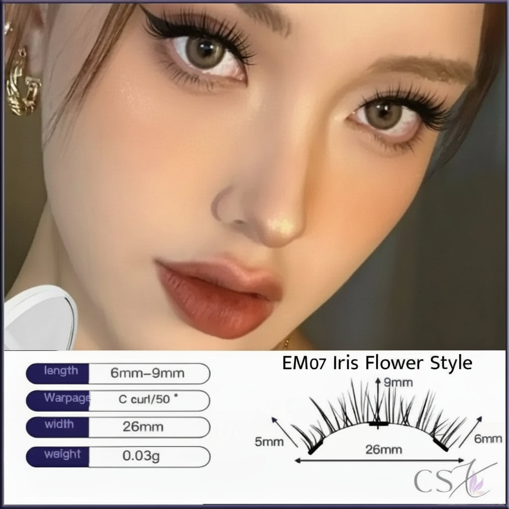 GlamLuxeX™ Magnetic Eyelashes – Lightweight Imitation Mink Lashes for Effortless, Natural Glamour - ChicstyleX