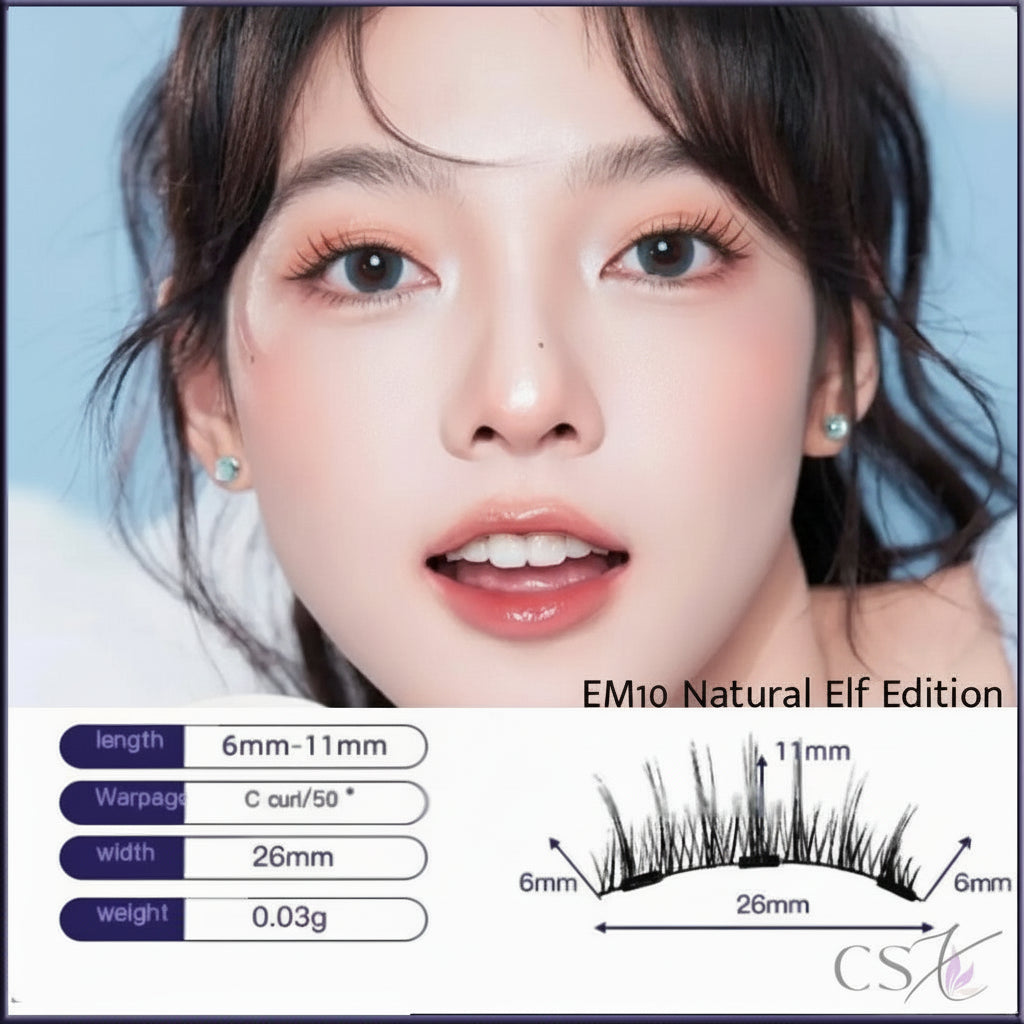 GlamLuxeX™ Magnetic Eyelashes – Lightweight Imitation Mink Lashes for Effortless, Natural Glamour - ChicstyleX