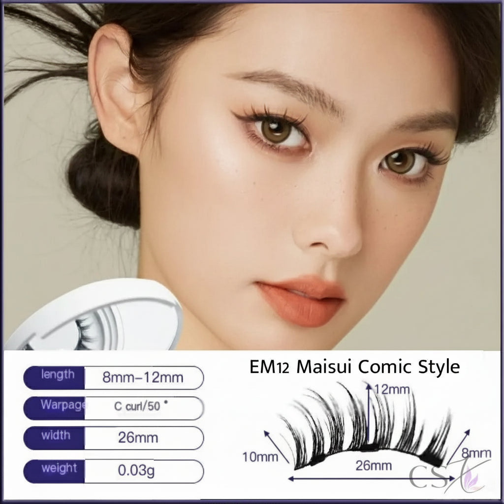 GlamLuxeX™ Magnetic Eyelashes – Lightweight Imitation Mink Lashes for Effortless, Natural Glamour - ChicstyleX