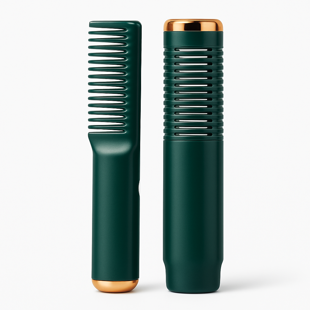 Enhanced Dark Green Hair Combs