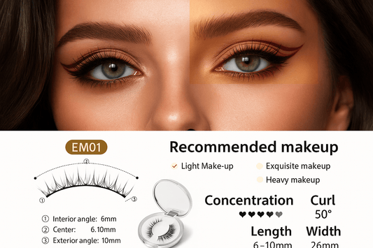 Magnetic Eyelashes Enhancer Kit – Long-Lasting Reusable Lashes with Applicator - ChicstyleX