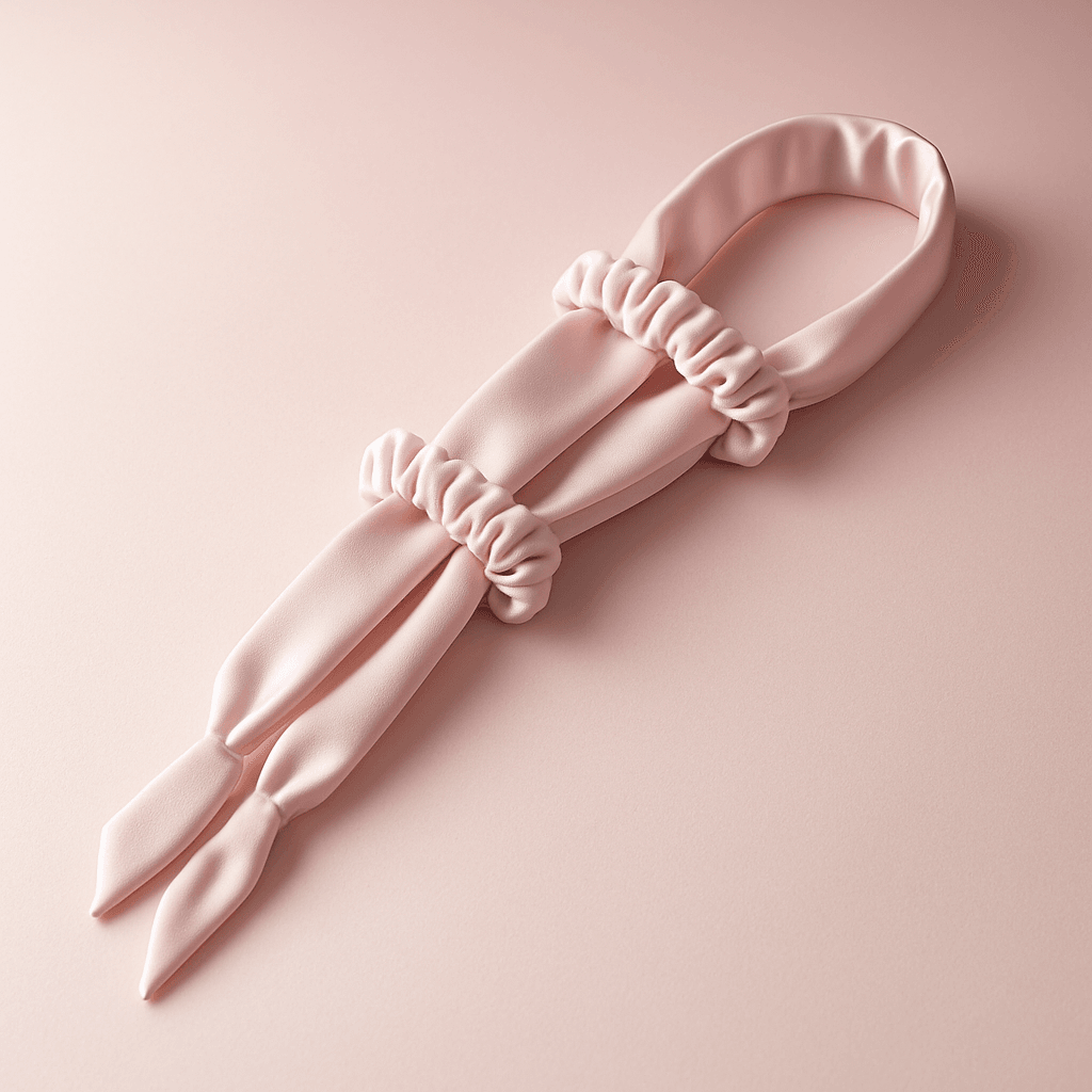 Heatless Satin Curling Rod Headband with Scrunchies – Big Wave Hair Roller for Effortless Curls - ChicstyleX