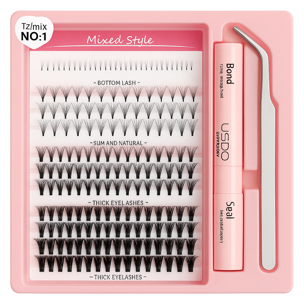 Enhanced Mixed Style Eyelash Kit NO:1