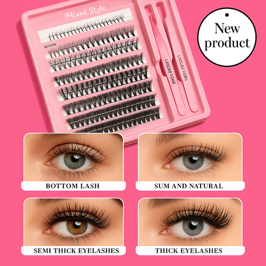 Enhanced Mixed Style Eyelash Kit