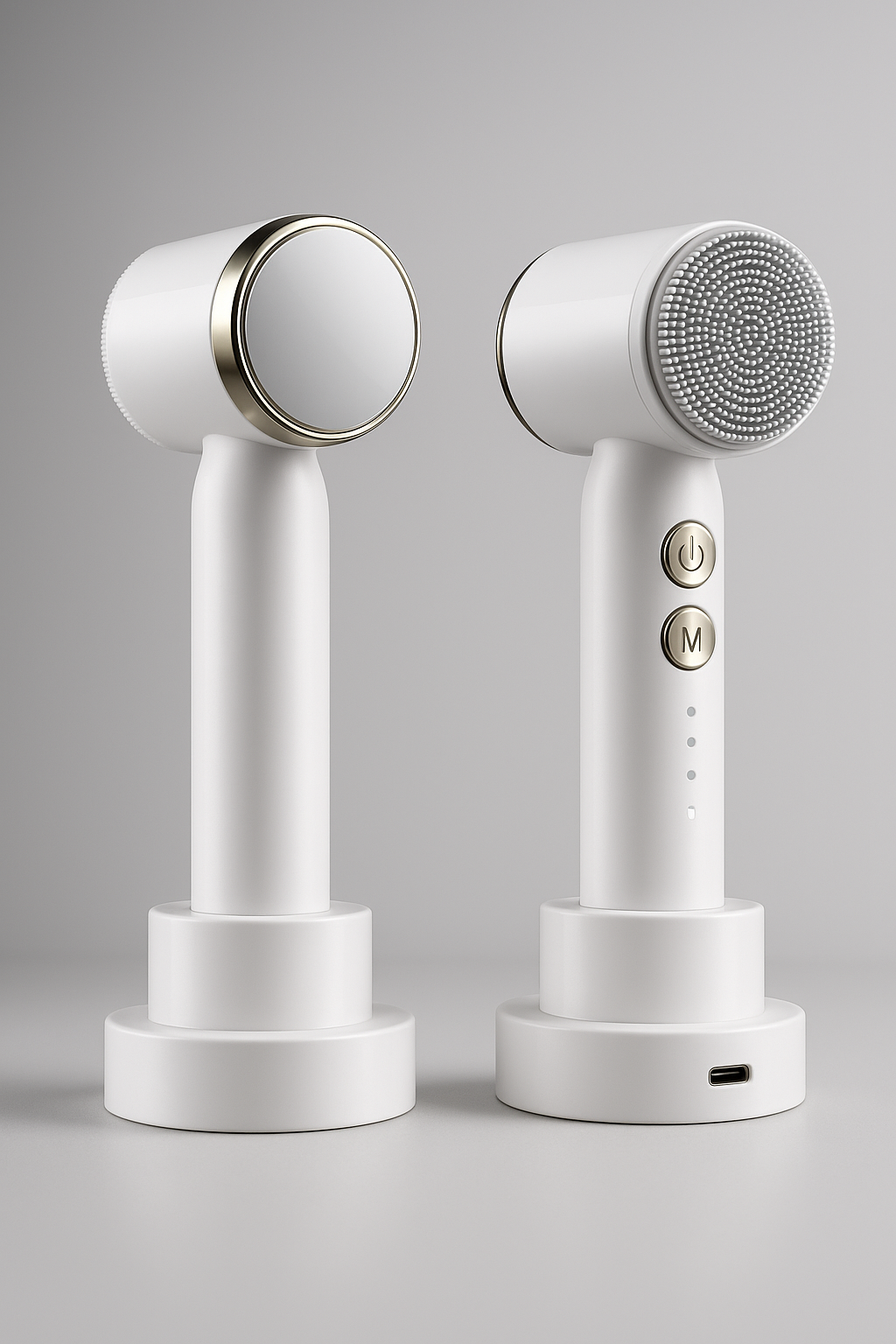 Enhanced White Facial Cleansing Device