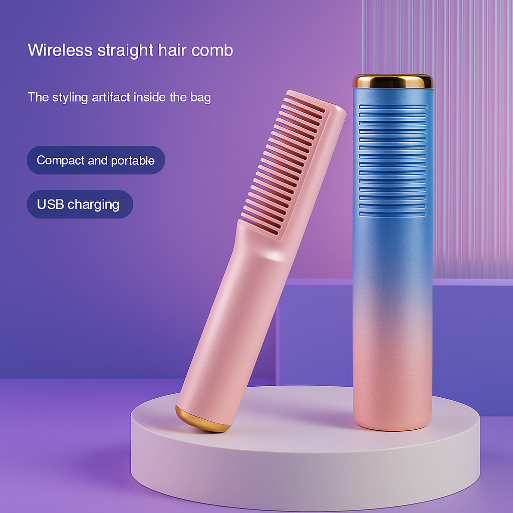 Enhanced Wireless Hair Comb Product Showcase