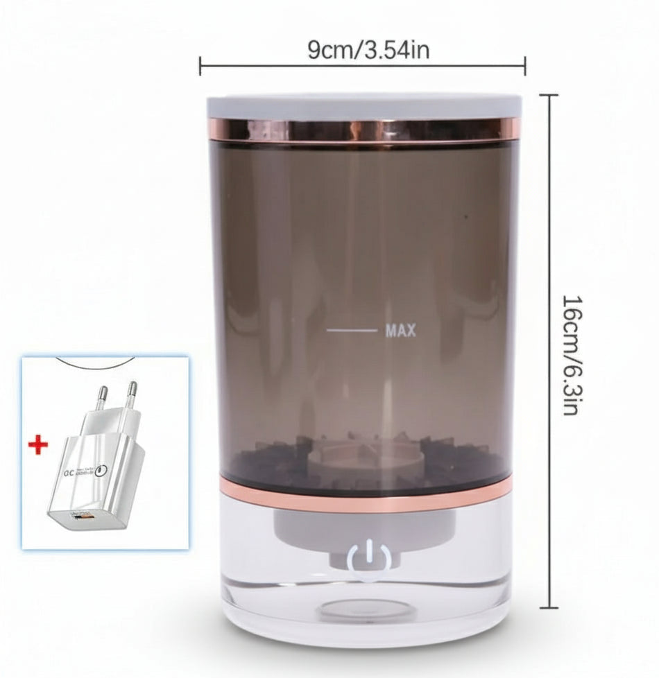 GlamLuxeX™ Rechargeable Electric Makeup Brush Cleaner – 7000RPM Automatic Washer - ChicstyleX