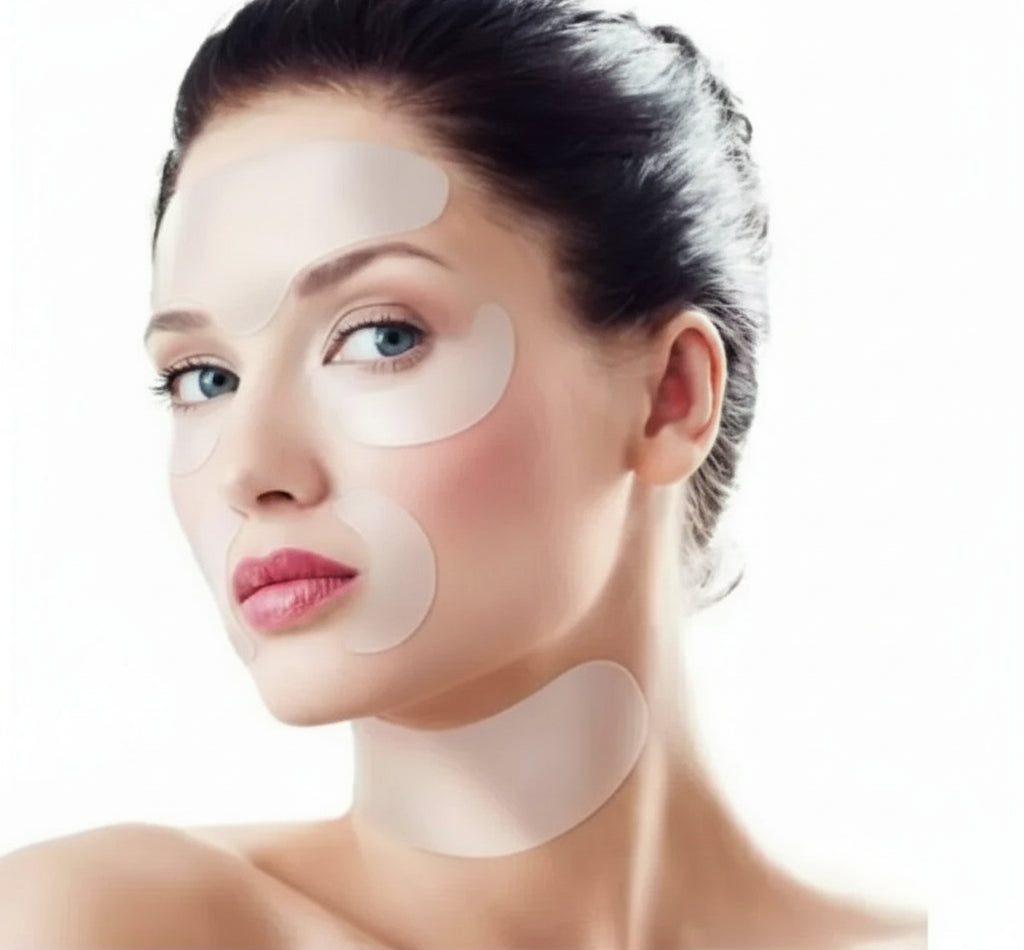 GlamLuxe™ Skinlift Silicone Beauty Patch Set: Reusable Firming Pads for Wrinkles, Neck & Chest - ChicstyleX