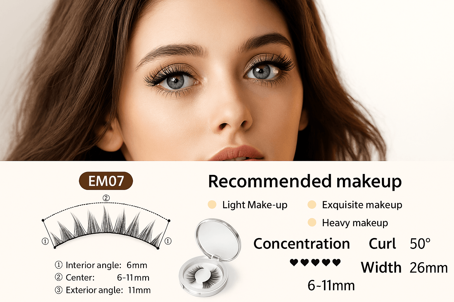 Magnetic Eyelashes Enhancer Kit – Long-Lasting Reusable Lashes with Applicator - ChicstyleX