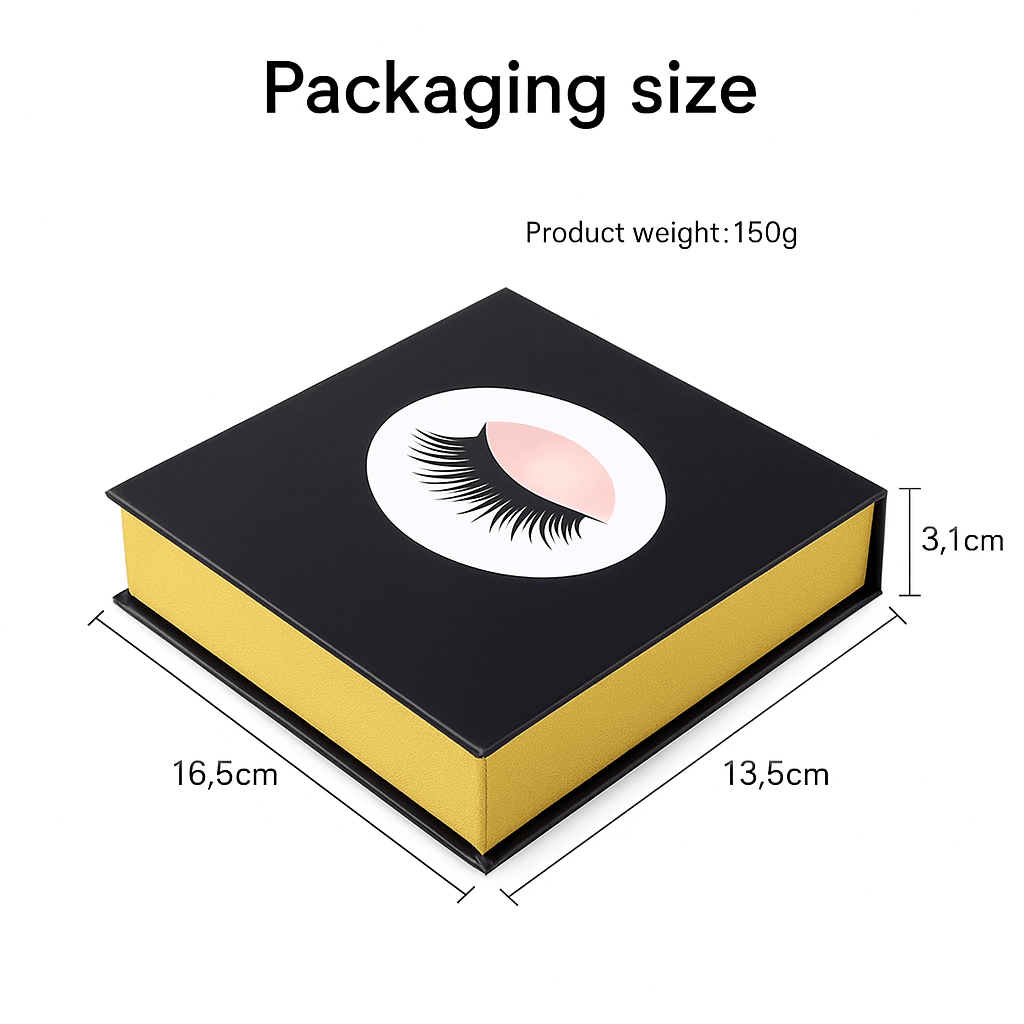 Magnetic Eyelashes Kit – No Glue, 3 Pairs Reusable Lashes with Curler & Gift Box - ChicstyleX