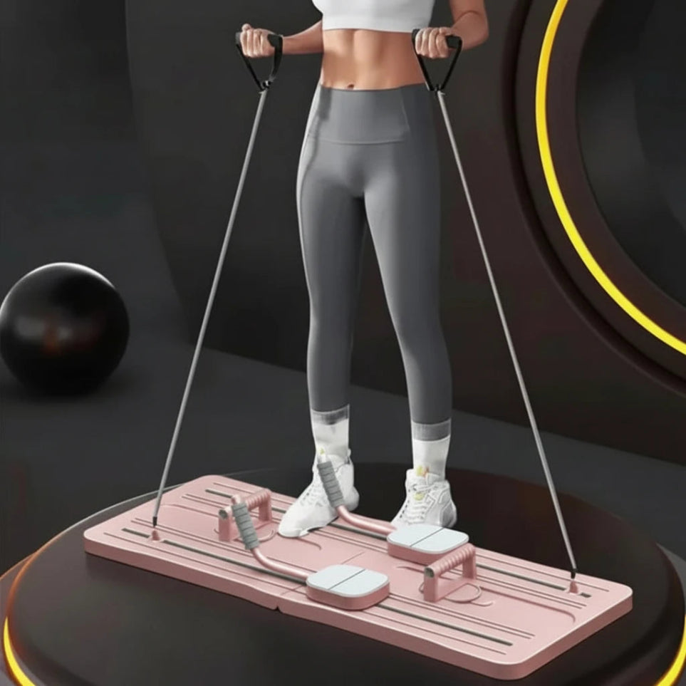 CoreVibeX™ Pilates Sliding Board – Compact Low-Impact Full-Body Trainer for Core, Strength & Home Gym Workouts - ChicstyleX