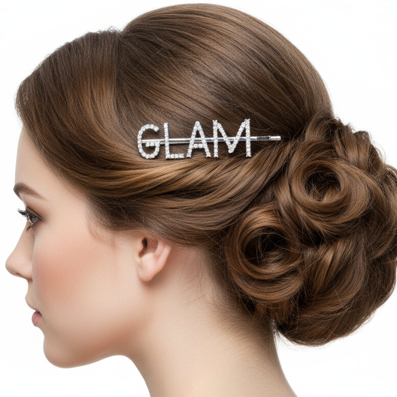 TressLockX™ Rhinestone Letter Hair Clips – Personalized Sparkling Hairpins for Glamorous Hairstyles  Hair Accessories ChicstyleX.