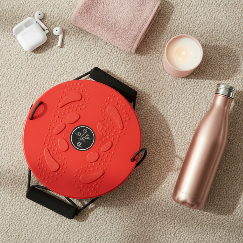 CoreVibeX™ CoreTwist Magnetic Waist Twisting Disc Board – Balance Trainer & Foot Massage Fitness Spinner - ChicstyleX