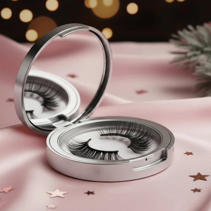 GlamLuxeX™ Magnetic Eyelashes – Lightweight Imitation Mink Lashes for Effortless, Natural Glamour - ChicstyleX