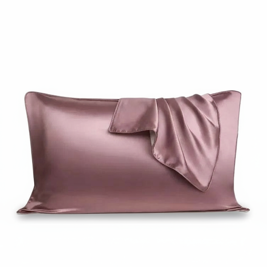 Mauve Silk Pillowcase